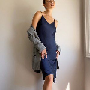Wilfred Slip Dress - Navy